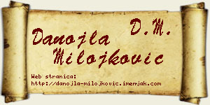 Danojla Milojković vizit kartica